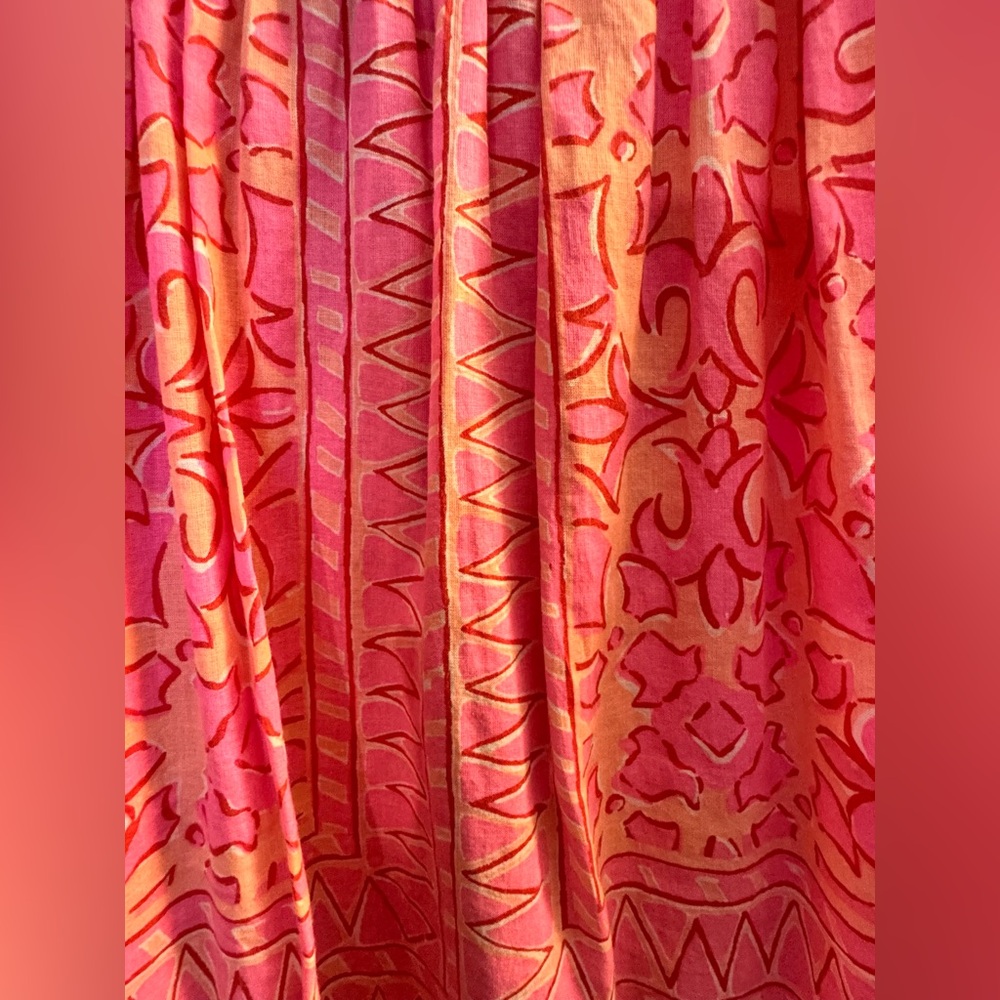 Vineyard Vines Pink Smock Ruffle 👗 Dress for sale! Has pockets on both sides :) - Picture 7 of 10